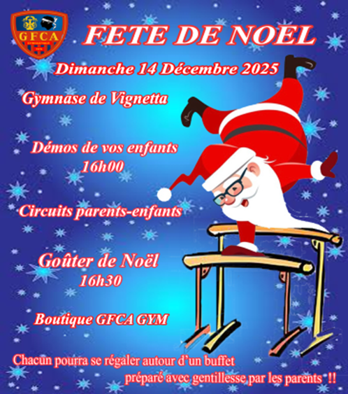 C'EST NOEL AU GFCA GYMNASTIQUE