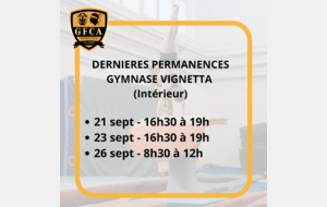 DERNIERES PERMANENCES