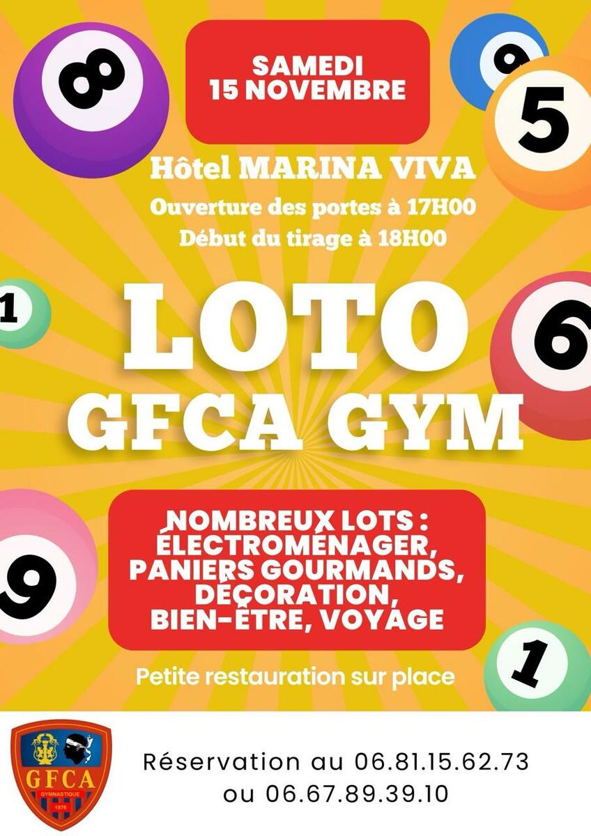 LOTO GFCA GYMNASTIQUE - REMERCIEMENTS